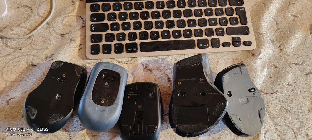 Kit Logitech unifying K800 MX Performance