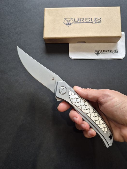 Сгъваем нож SHIROGOROV Quantum"DRAGON" ,CROMAX PM, SH209