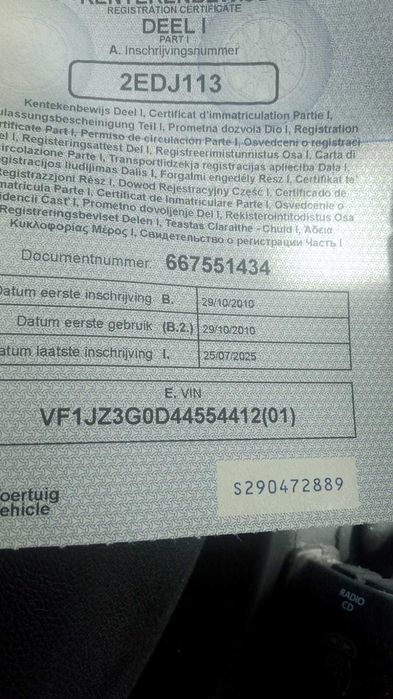 Renault Scenic 3 2010 1.5 diesel 110PK