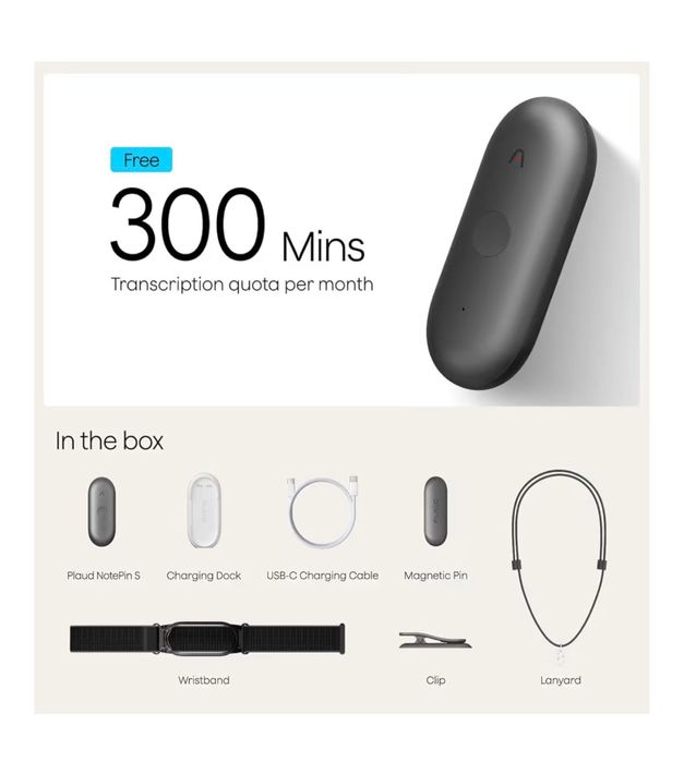 Диктофон plaud note pin s