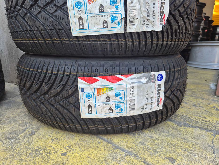 4 Anvelope M+S IARNA - 215/55/16 - KLEBER - NOU - DOT 2020 !