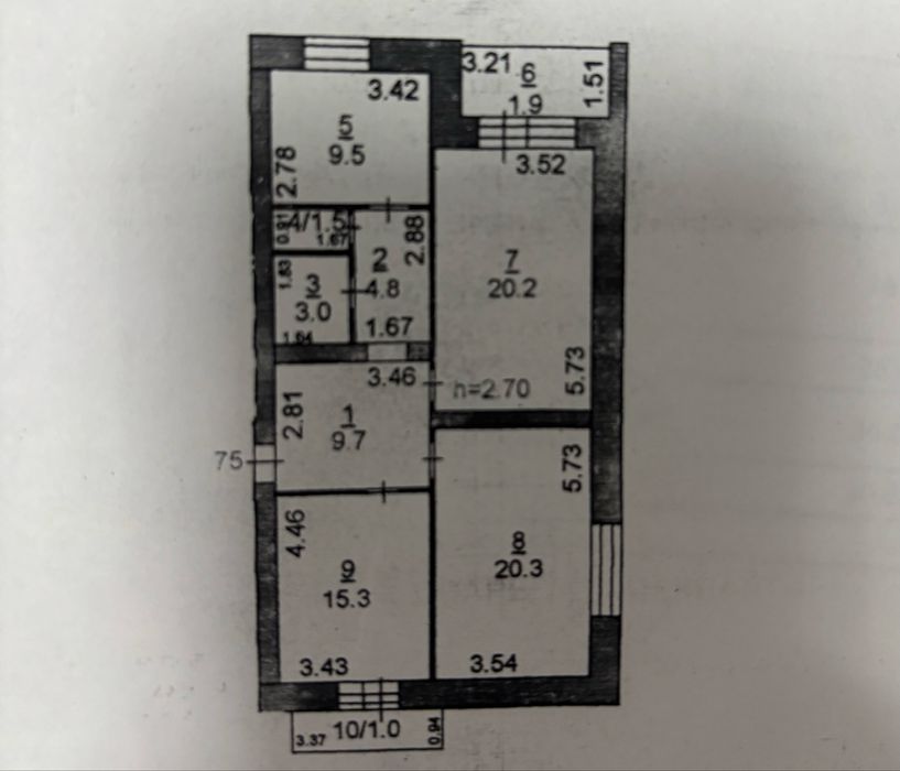 Продам 3 комнатную квартиру