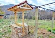 Изработка на навеси за кладенец, бунар,перголи, външни тоалетни