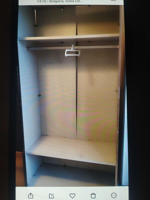 Гардероб с плъзгащи се врати, 200+200+50