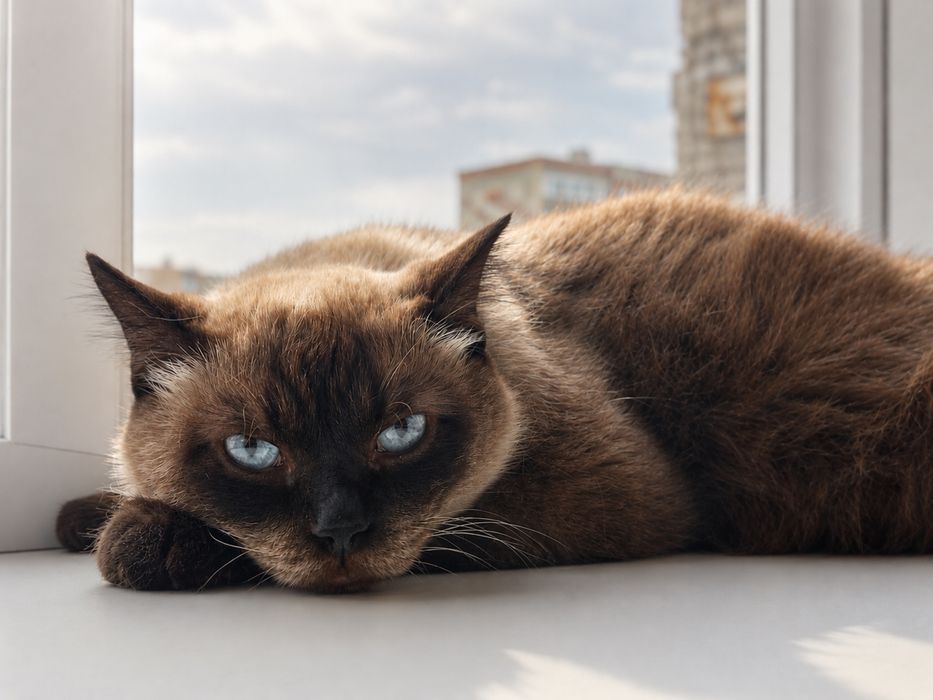Сиамский кот Яша ищет дом