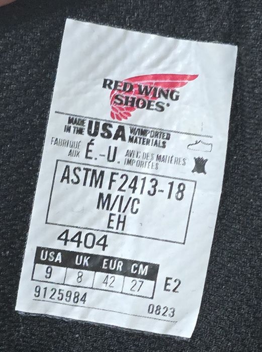 Red wing зимеяя спец обувь