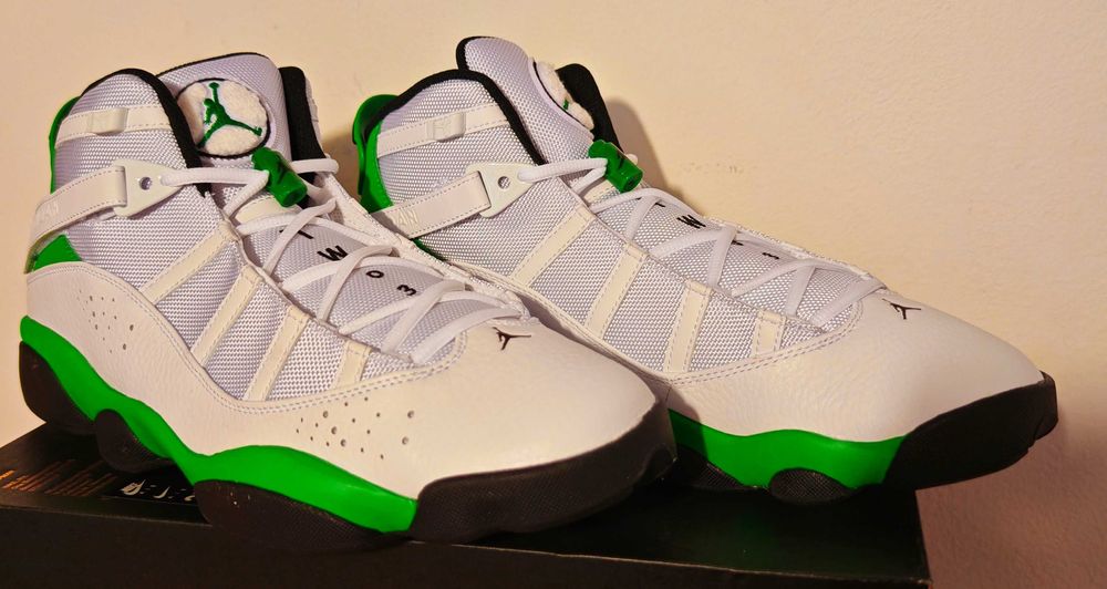 Nike Air Jordan 6 Rings ЧИСТО НОВИ 47.5 ти номер 31.0см стелка с кутия