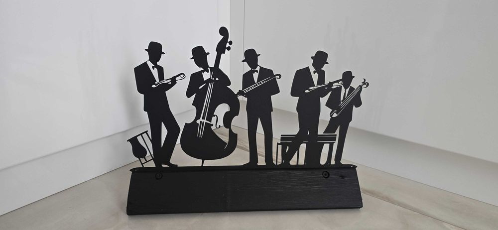 Джаз музиканти–метал, дърво, 30см/ 40см