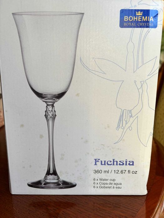 Kомплект чаши Бохемия Роял Кристал - 2 вида