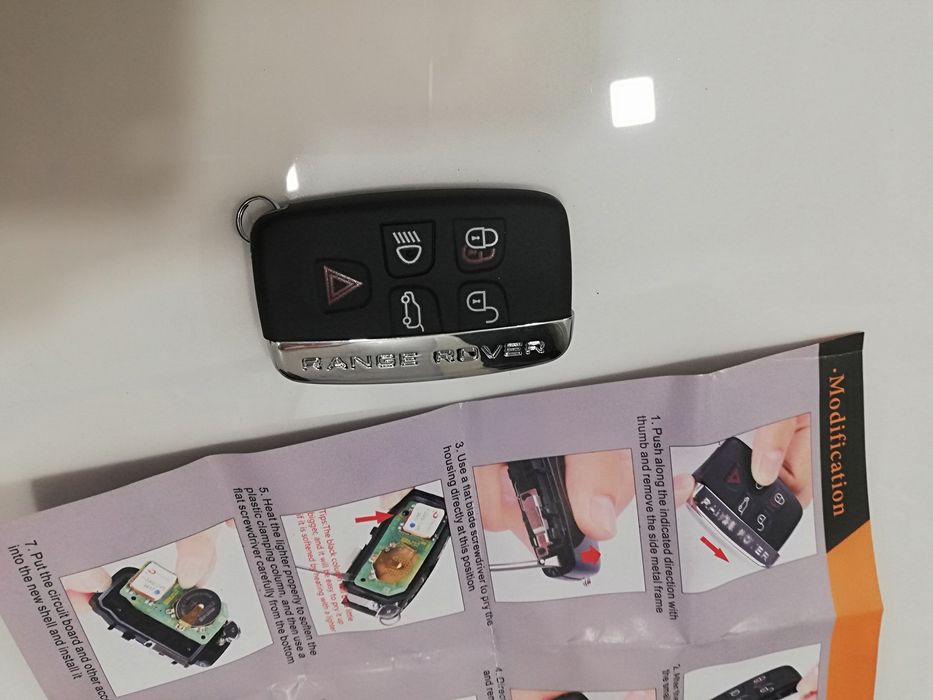Кутийка за ключ за Range Rover