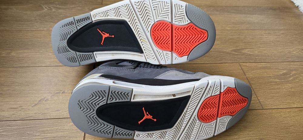 Men's Jordan 4 Retro Infrared Dark Grey/Infrared 23-Black (DH6927 061)