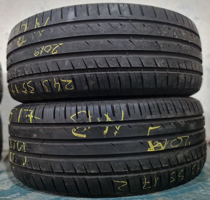 2x 245/55/17 VARA HANKOOK 6MM 2019 Stare impecabila