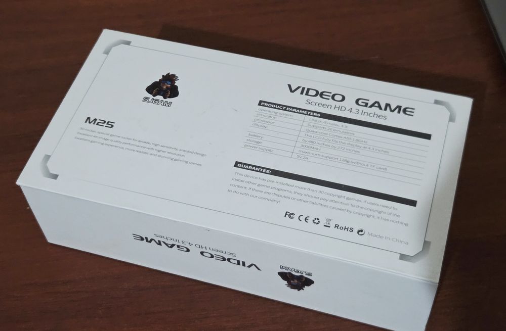 Портативная игровая консоль S M25 4,3 ''с IPS экраном RK3566 EmuELEC