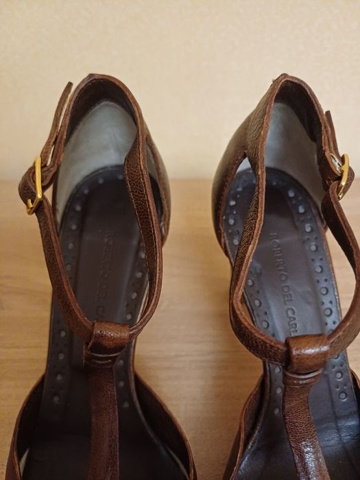 Max Mara x Roberto Del Carlo х Pollini дамски кожени обувки №36,37 – Made in Italy
