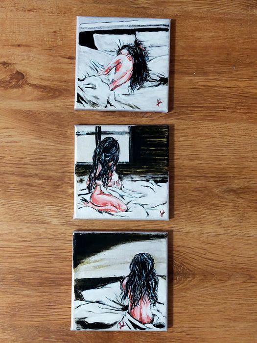 Picturi acrilice pe pânză