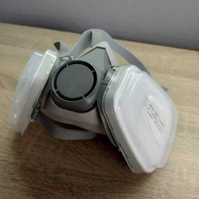 Предпазна работна маска с прахови филтри | Еквивалент на 3М 6200