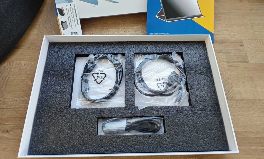 Преносим монитор Yodoit, 15.6-инчов 1920 x 1080P FHD