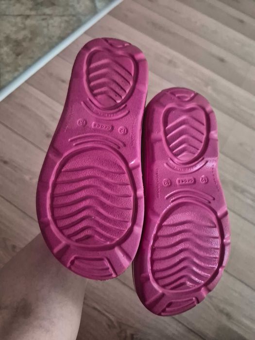 Чисто нови детски гумени ботуши Crocs Crocband Jaunt, размер C12/13 (29-30)