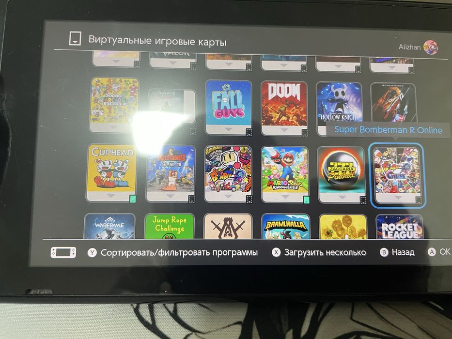 продам Nintenda swith с 60+ играми
