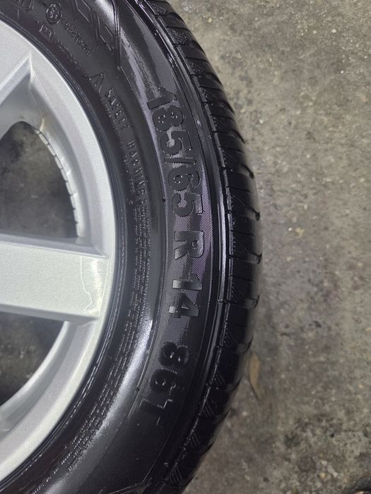 Jante aliaj R14 cu anvelope vara