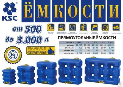 Емкости пластиковые