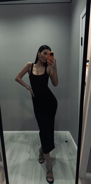 Платье Zara до щиколотки