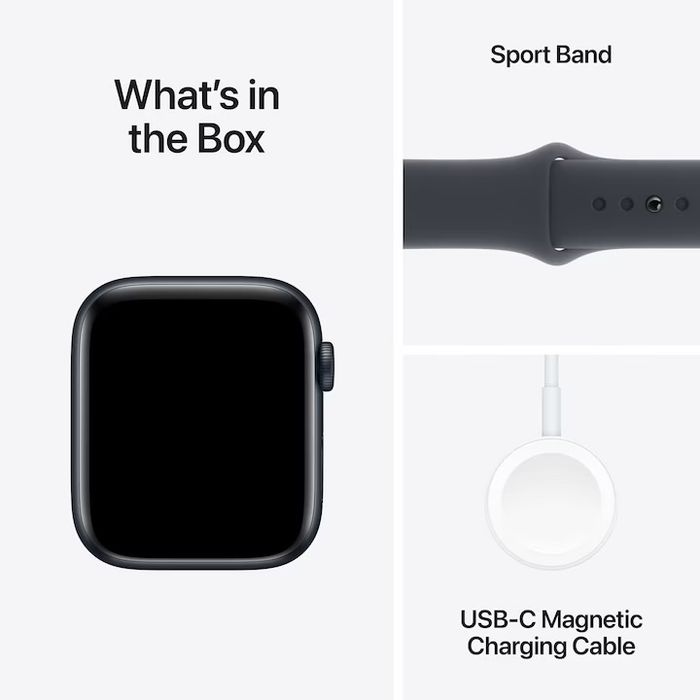 Apple Watch SE 2 GPS Carcasa Midnight Aluminium 44 mm M/L