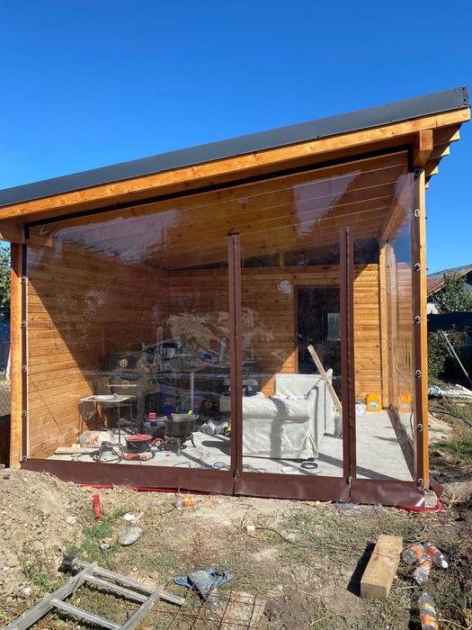 Folie PVC pentru inchis terase/foisoare/balcoane