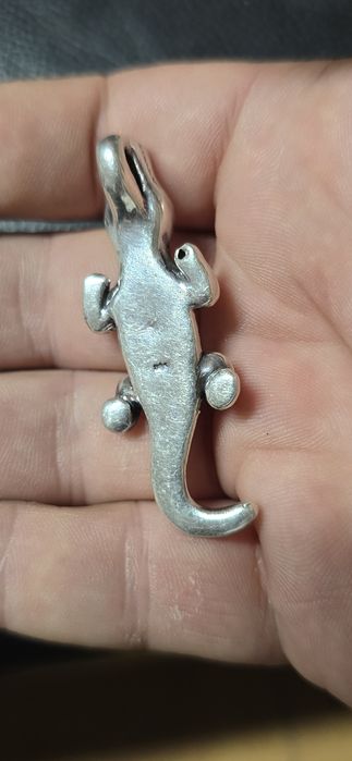 Pandant argint crocodil