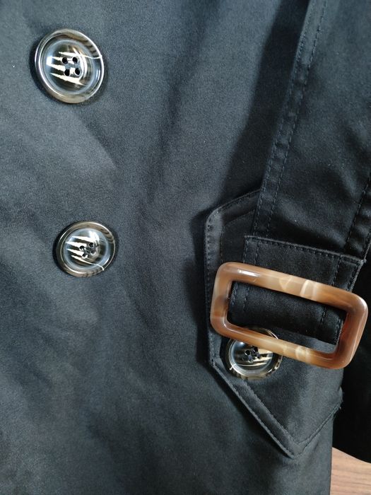 Trench negru xs nasturi