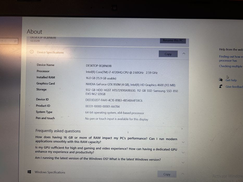 Laptop asus.