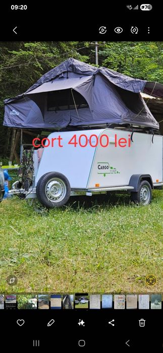 De vanzare remorca,cort plafon auto