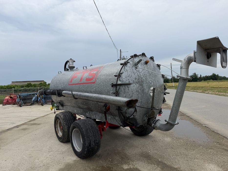 Vidanja/Cisterna 6000L FTS cu Punte Tandem Impecabila Import Germania Pompa Ca Noua