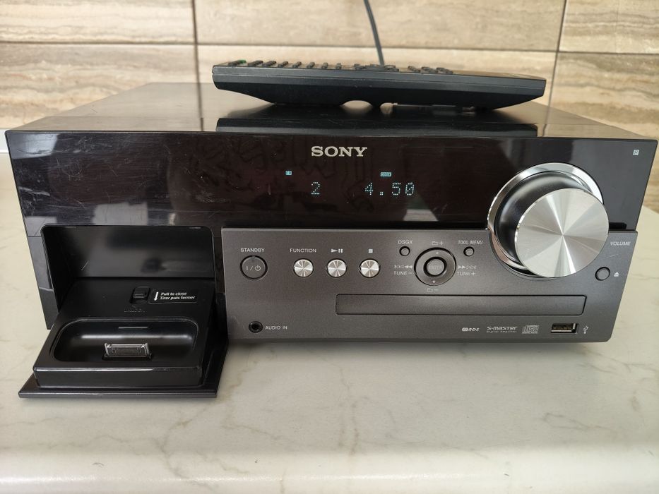 Sony HCD MX 500 I, CD, dock ipod, radio FM, USB, auxiliar in