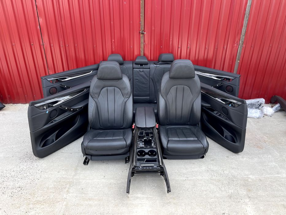 Interior negru comfort BMW X5 F15 incalzit