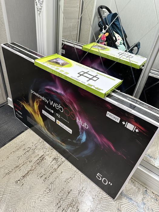 Телевизор новый LG в упаковке 127 см
