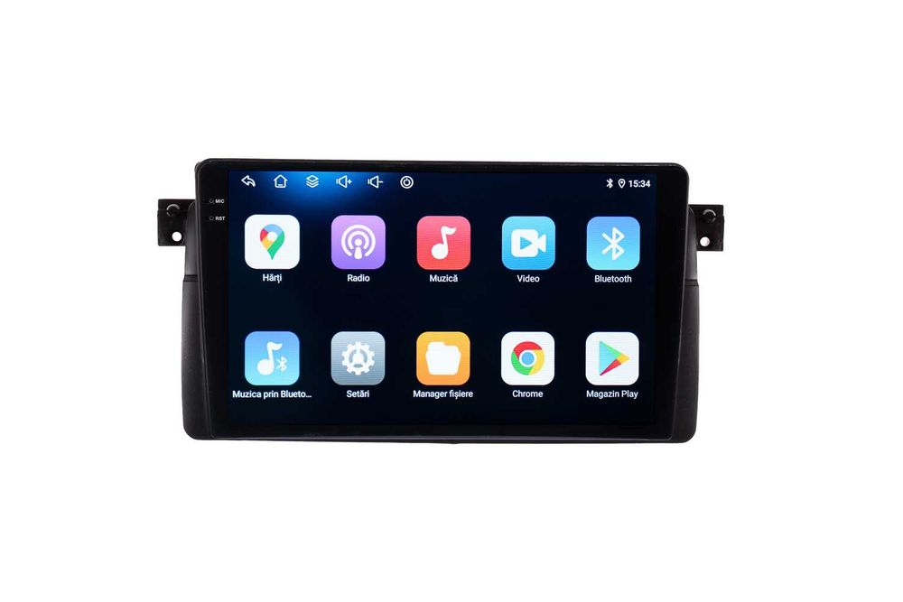 Navigatie BMW E46 Android 14 , Apple Carplay , Android Auto + Camera Marsarier