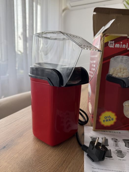 Aparat de facut popcorn fara ulei