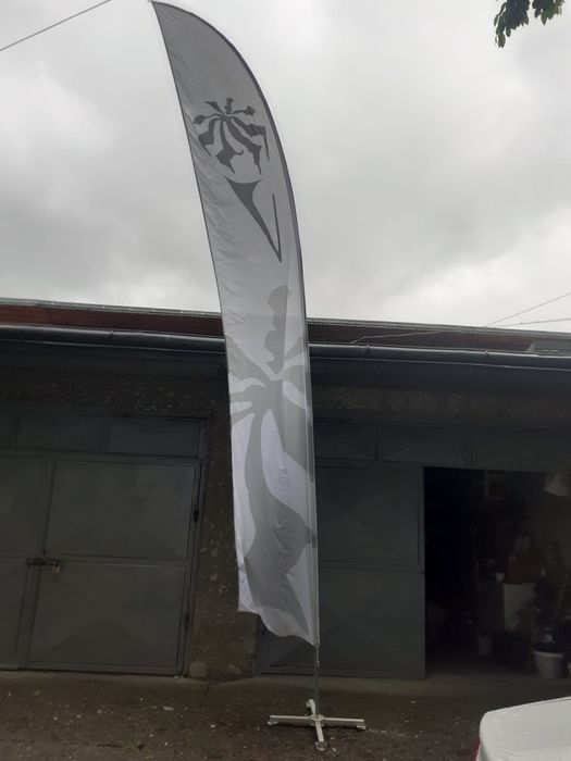 Steaguri/rolap publicitare Vela 3 buc Noi ..pret per buc