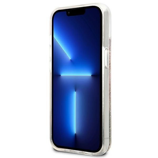 Guess hardcase paisley liquid glitter - дизайнерски кейс с течност за