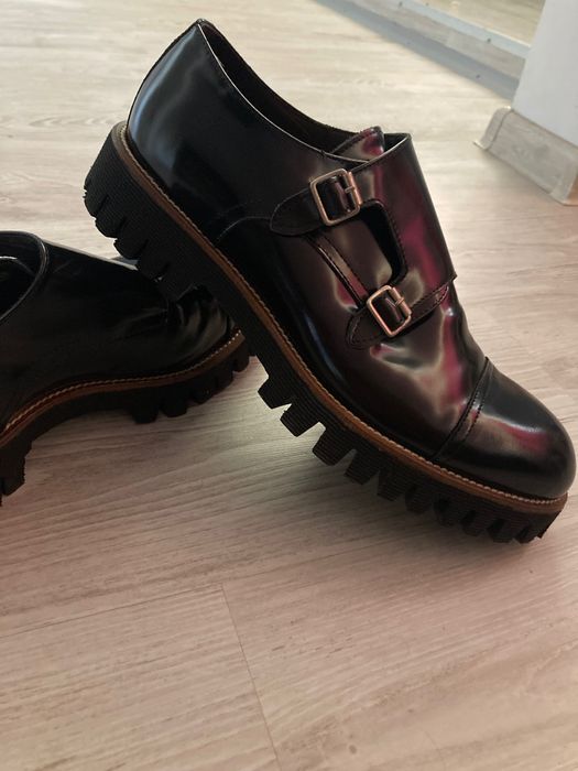 Pantofi de piele Base Blu