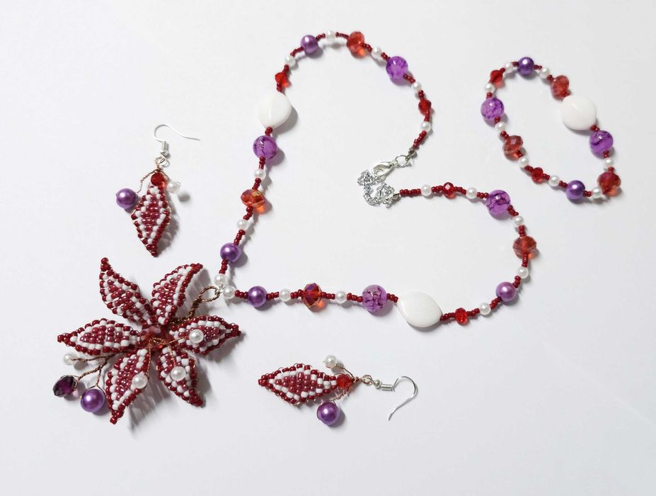 Reducere Seturi unicat Craciun bijuterii margele, multe modele, culori