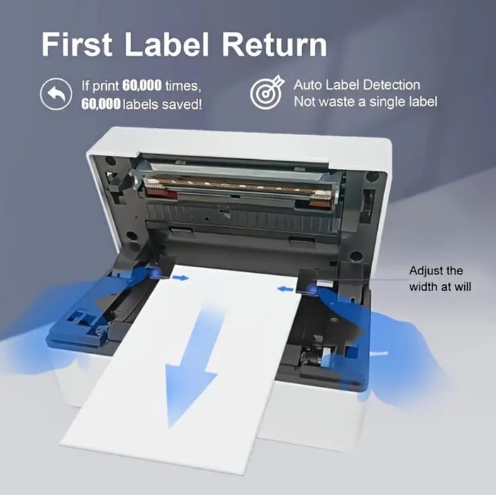 Принтер за етикети и товарителници +350 етикета!Чисто Нов