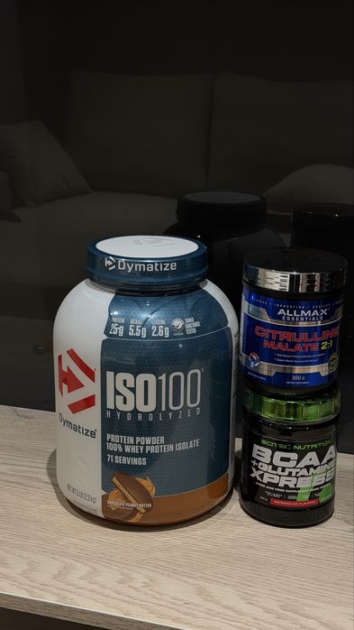 Isolate dymatize Usa Bcaaa + glutamine