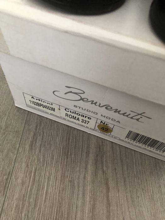 Pantofi Benvenuti, piele, marimea 42.