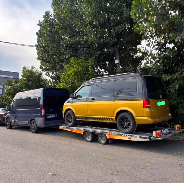 Tractari auto Sibiu,recuperare din autostrada ,utilaje, platforma