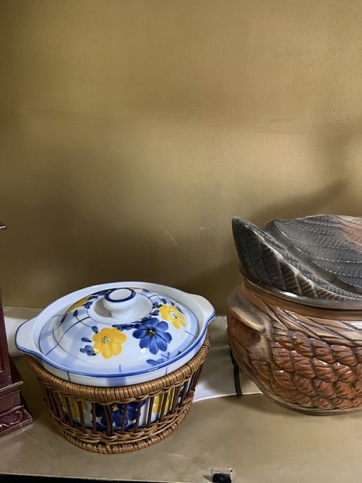 Кастрюли керамика. Утятница.