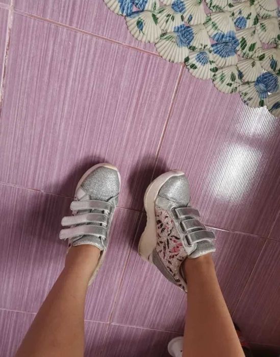 Adidași negri damă cu platformă+cadou gene,rimel