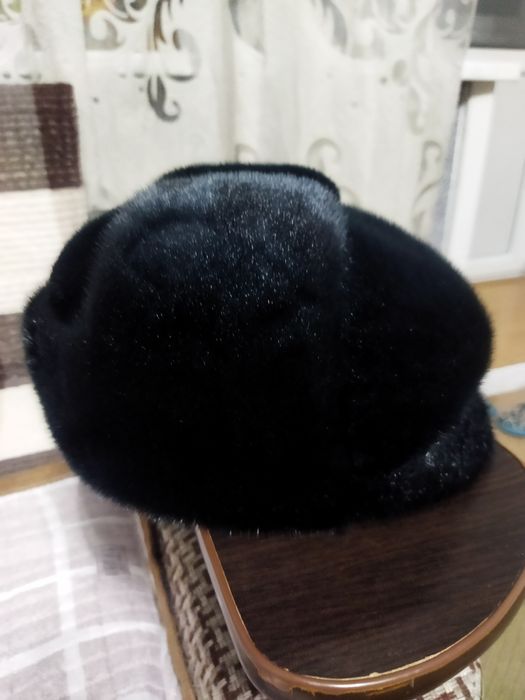 Шапка,кепка мех нерпа