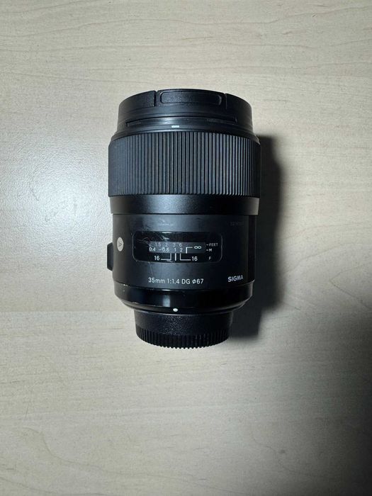 Vând Obiectiv Sigma 35mm f/1.4 Art (Nikon) - Optică Impecabilă/Complet